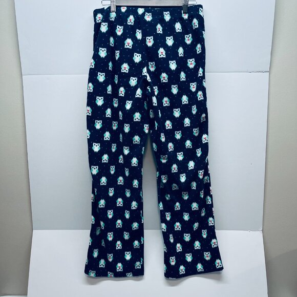 Super Soft Sonoma Women's Navy‎ Blue Owl Sleep Lounge Pants Pajamas Size M - Picture 2 of 6